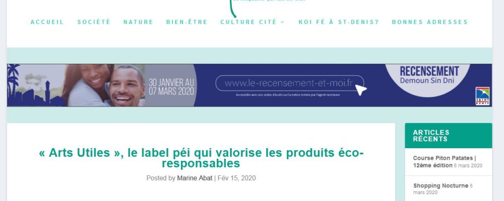 [ Apressi ] « Arts Utiles », le label péi qui valorise les produits éco-responsables